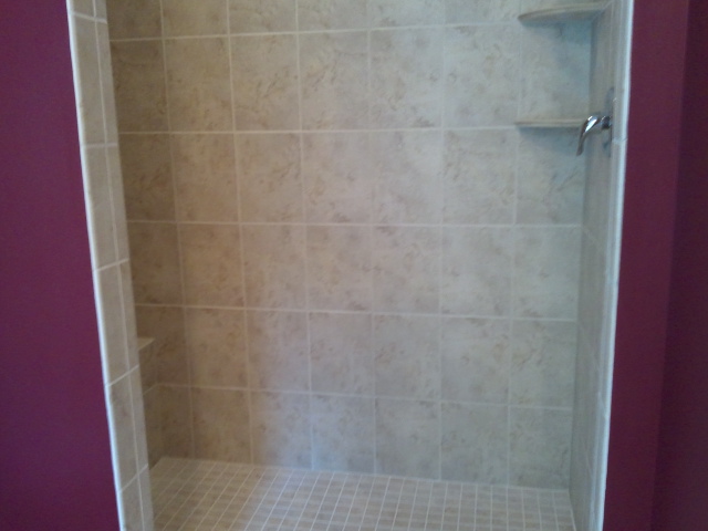 Complete your look with a custom tile shower!